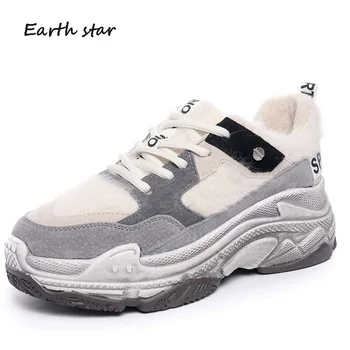 botas mujer Casual Dirty Shoes Women Fashion Brand Warm Sneakers Genuine Leather Lady chaussure Autumn Female footware with Fur
botas mujer Casual Dirty Shoes Women Fashion Brand Warm Sneakers Genuine Leather Lady chaussure Autumn Female footware with Fur