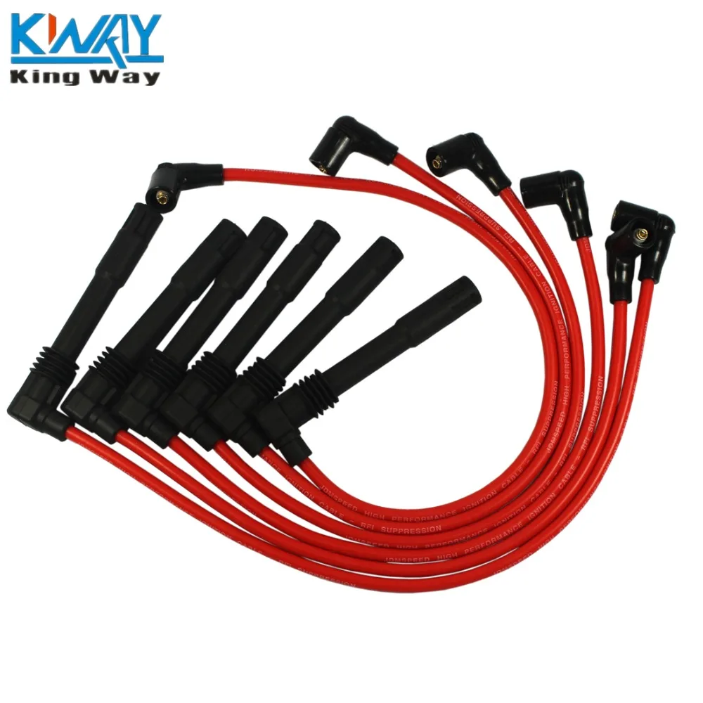 FREE SHIPPING-King Way - RED Spark Plug Wire Set 57055 For Volkswagen Passat Audi A4 A6 2.8L 671-6165 NEW
FREE SHIPPING-King Way - RED Spark Plug Wire Set 57055 For Volkswagen Passat Audi A4 A6 2.8L 671-6165 NEW
