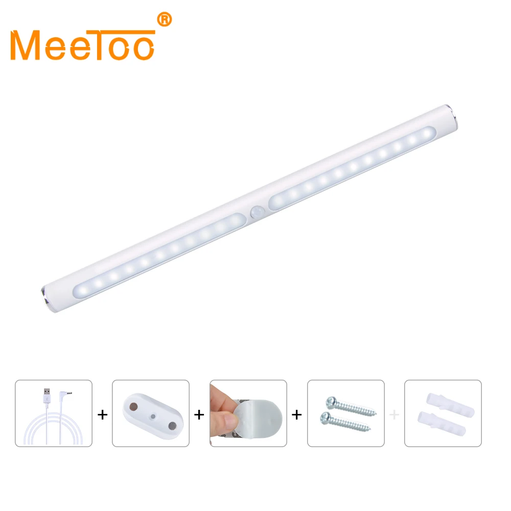 Motion Sensor Wardrobe Closet Lights USB Rechargeable Under Cabinet Light Stick-on Cordless LED Night Light with Magnetic Strip
Motion Sensor Wardrobe Closet Lights USB Rechargeable Under Cabinet Light Stick-on Cordless LED Night Light with Magnetic Strip