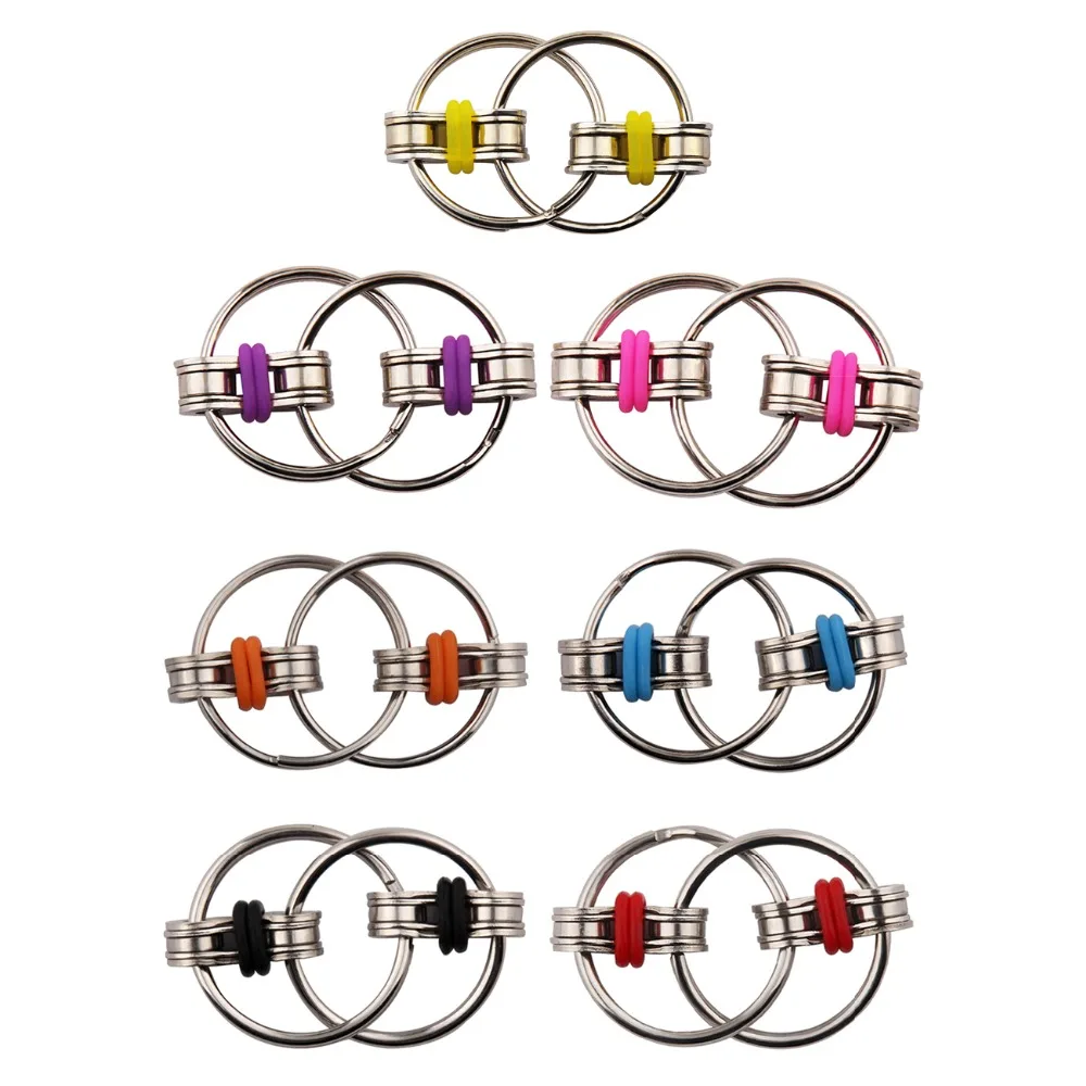 1pc Decompression Key Chains Bike Flippy Chain Fidget Toy For Autism, ADD, ADHD,Stress And Idle Hands Multi-Function Keychain
1pc Decompression Key Chains Bike Flippy Chain Fidget Toy For Autism, ADD, ADHD,Stress And Idle Hands Multi-Function Keychain