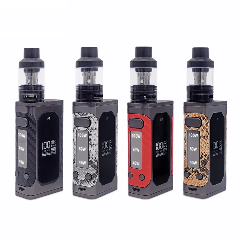 2019 New 100W Box Mod Starter Kits E Cigarette 510 Thread Huge 3.0ml Atomizer Tank 2200mAh Battery Vape Mod Vaporizer Mods Kit
2019 New 100W Box Mod Starter Kits E Cigarette 510 Thread Huge 3.0ml Atomizer Tank 2200mAh Battery Vape Mod Vaporizer Mods Kit