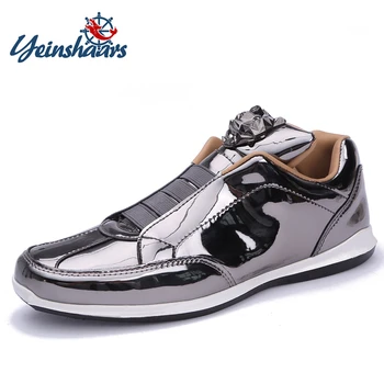 YEINSHAARS New Fashion High Top Casual Shoes For Men Super Cool Lion Head Gold Silver Botas Mens Casual Shoes Men Leather Shoes
YEINSHAARS New Fashion High Top Casual Shoes For Men Super Cool Lion Head Gold Silver Botas Mens Casual Shoes Men Leather Shoes