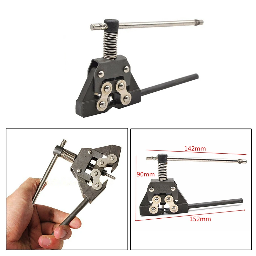 New Motorcycle Repair Tool Chain Cutter Breaker Splitter Pin Extractor Remover Kit Chain Removal Tool
New Motorcycle Repair Tool Chain Cutter Breaker Splitter Pin Extractor Remover Kit Chain Removal Tool