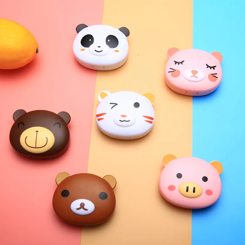 LIUSVENTINA cute bear panda cat pig contact lens case for contact lens case container with mirror box for color lenses
LIUSVENTINA cute bear panda cat pig contact lens case for contact lens case container with mirror box for color lenses