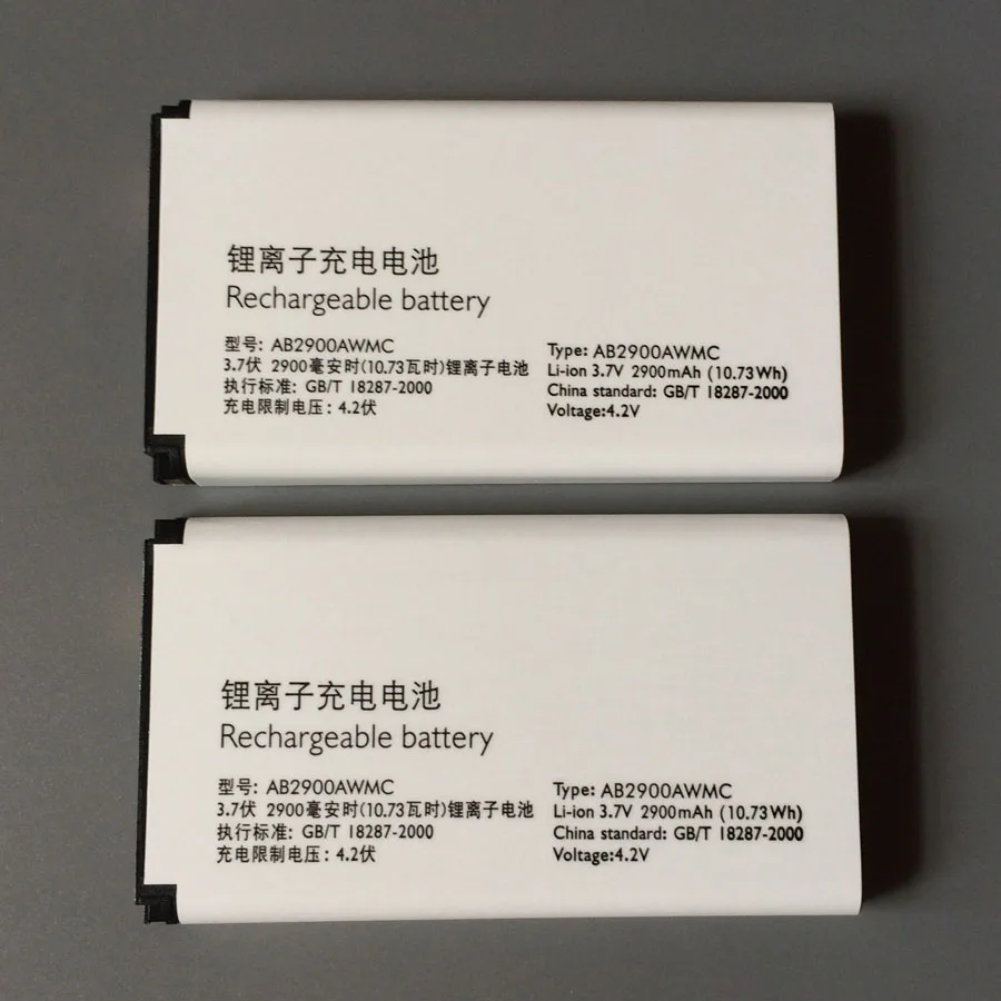 In Stock 100% NEW AB2900AWMC Battery For PHILIPS Xenium X1560 X5500 CTX5500 CTX1560 Smartphone/Smart Mobile phone
In Stock 100% NEW AB2900AWMC Battery For PHILIPS Xenium X1560 X5500 CTX5500 CTX1560 Smartphone/Smart Mobile phone