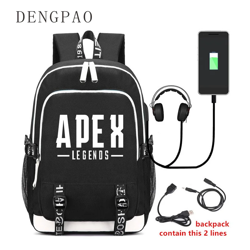 DENGPAO Apex Legends School Bags USB Waterproof Laptop Backpack for Boys Girls Teenagers Bagpack Male Children Bookbag Oxford
DENGPAO Apex Legends School Bags USB Waterproof Laptop Backpack for Boys Girls Teenagers Bagpack Male Children Bookbag Oxford