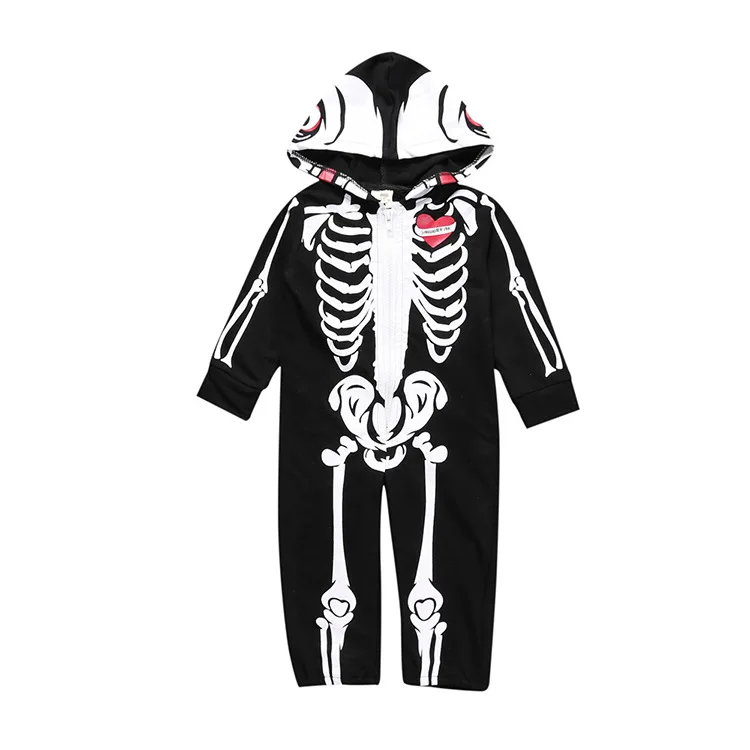 Baby Toddler Romper Halloween Skeleton Print Baby Girl Boy Knit Jumpsuit Infant Clothes Wholesale Long Sleeve Romper For Kids
Baby Toddler Romper Halloween Skeleton Print Baby Girl Boy Knit Jumpsuit Infant Clothes Wholesale Long Sleeve Romper For Kids