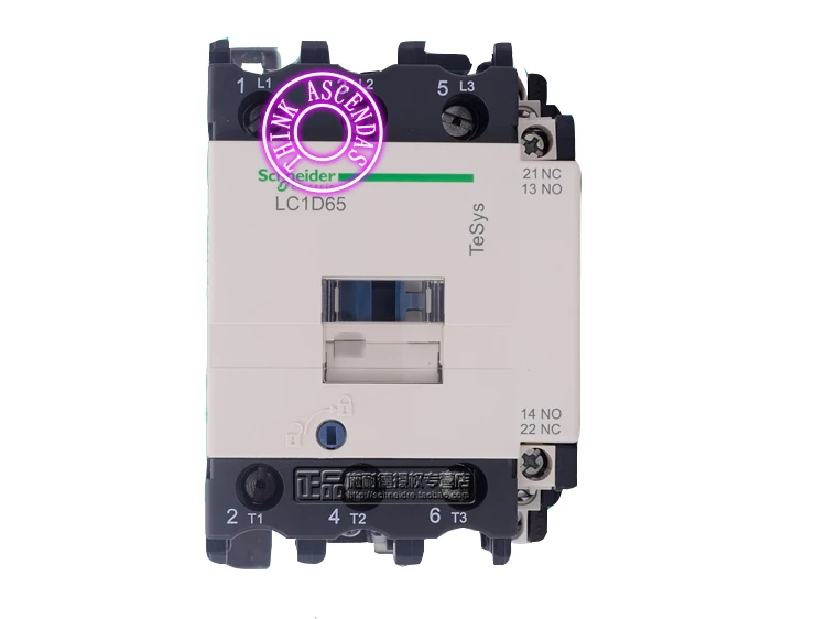 LC1D Series Contactor LC1D65 LC1D65R7C 440V LC1D65T7C 480V / LC1D65U7C 240V / LC1D65W7C 277V / LC1D65V7C 400V / LC1D65Z7C 21V AC
LC1D Series Contactor LC1D65 LC1D65R7C 440V LC1D65T7C 480V / LC1D65U7C 240V / LC1D65W7C 277V / LC1D65V7C 400V / LC1D65Z7C 21V AC