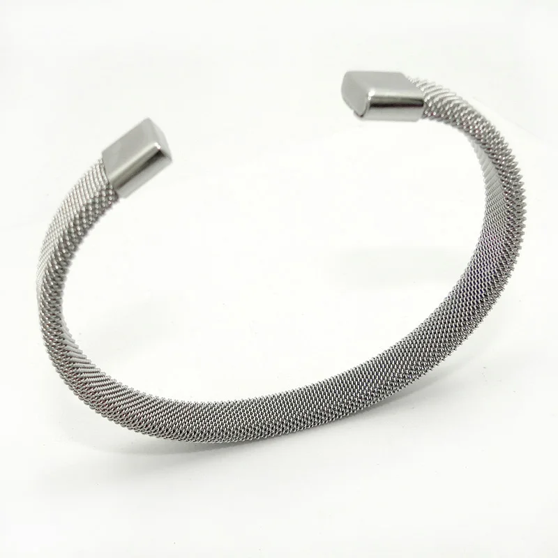 DICARLUN Custom Initial Bracelet Customized Bangle Stainless Steel Personalized Mesh Bracelet for Women Open Cuff Jewelry Silver
DICARLUN Custom Initial Bracelet Customized Bangle Stainless Steel Personalized Mesh Bracelet for Women Open Cuff Jewelry Silver