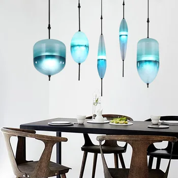 Nordic Post Modern Pendant Lights Lamp Lake of Venice Blue Gradient Simple Glass Pendant Lamp For Restaurant Cafe Bar Art Deco
Nordic Post Modern Pendant Lights Lamp Lake of Venice Blue Gradient Simple Glass Pendant Lamp For Restaurant Cafe Bar Art Deco