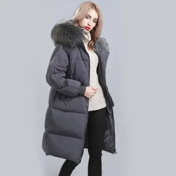 Big Real Raccoon Fur Collar Hooded Parka 2018 Winter Jacket Women Lady Cotton Down Jackets And Coats Long Feamle Down Parka
Big Real Raccoon Fur Collar Hooded Parka 2018 Winter Jacket Women Lady Cotton Down Jackets And Coats Long Feamle Down Parka