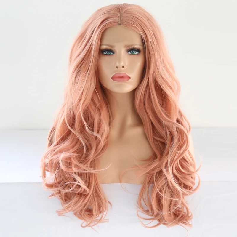 Charisma Long Wavy Wig Pink Synthetic Lace Front Wig Natural Hairline High Temperature Soft Hair Wigs For Women Cosplay Wigs
Charisma Long Wavy Wig Pink Synthetic Lace Front Wig Natural Hairline High Temperature Soft Hair Wigs For Women Cosplay Wigs