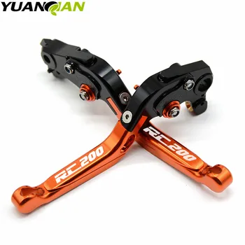 FOR RC200 LOGO Orange Motorcycle aluminum Adjustable Foldable Lengthening brake clutch levers for KTM 200 Duke/RC200 2014-2016
FOR RC200 LOGO Orange Motorcycle aluminum Adjustable Foldable Lengthening brake clutch levers for KTM 200 Duke/RC200 2014-2016