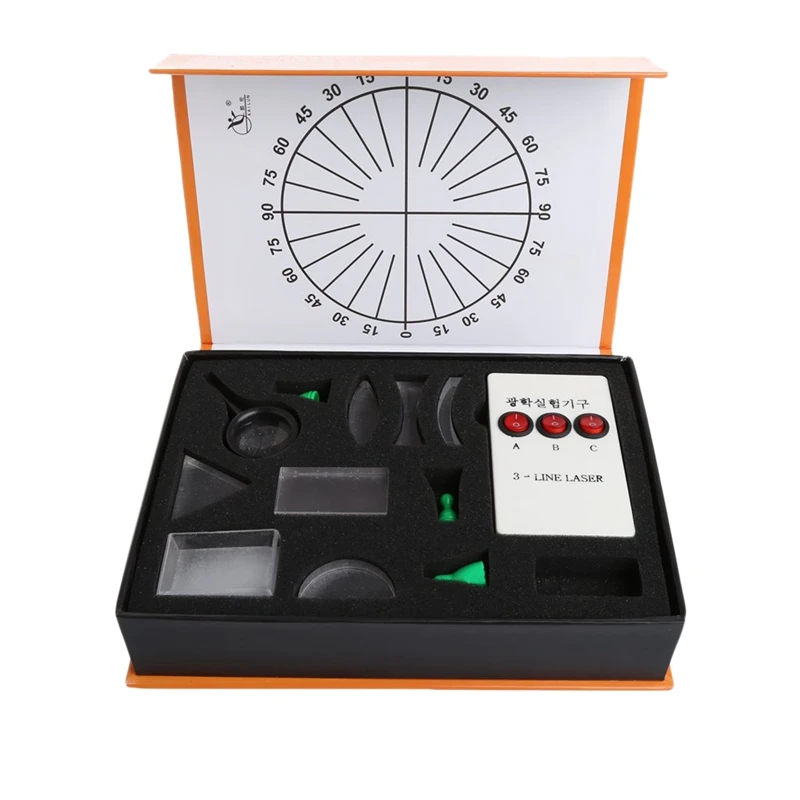 New Optical Experiment Set Concave Convex Lens Prism Set Physical Optical Kit Laboratory Equipment
New Optical Experiment Set Concave Convex Lens Prism Set Physical Optical Kit Laboratory Equipment