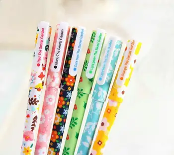 6 sets (36pcs )Cute Floral Garden Gel Pen Kawaii Stationery Creative Gift School Supplies Student Gift Rewarding Prize 0.38mm
6 sets (36pcs )Cute Floral Garden Gel Pen Kawaii Stationery Creative Gift School Supplies Student Gift Rewarding Prize 0.38mm