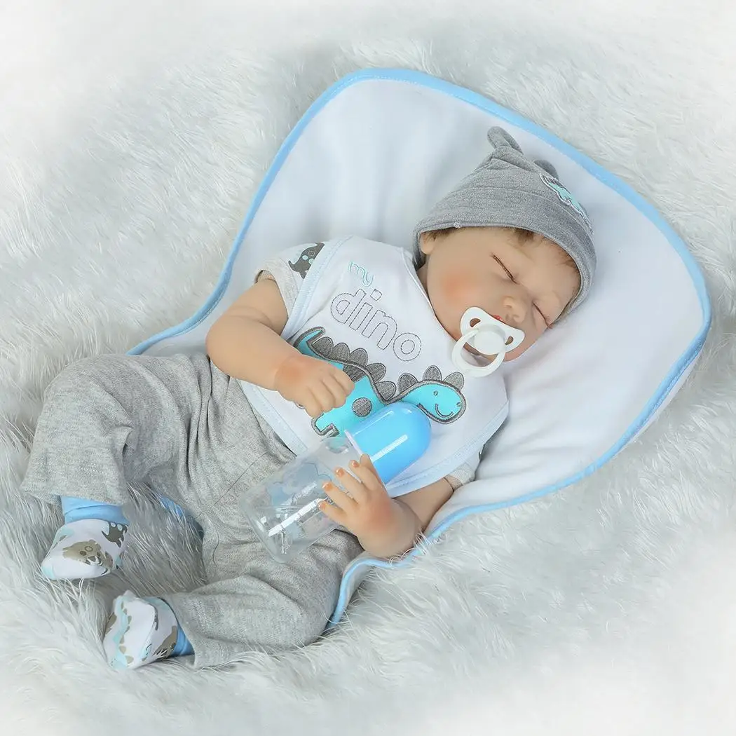 NPK 55cm 22'' bebe Reborn Baby Doll Realistic Soft silicone Sleeping Reborn Babies Girl Adorable Bebe Kids Brinquedos boneca Toy
NPK 55cm 22'' bebe Reborn Baby Doll Realistic Soft silicone Sleeping Reborn Babies Girl Adorable Bebe Kids Brinquedos boneca Toy