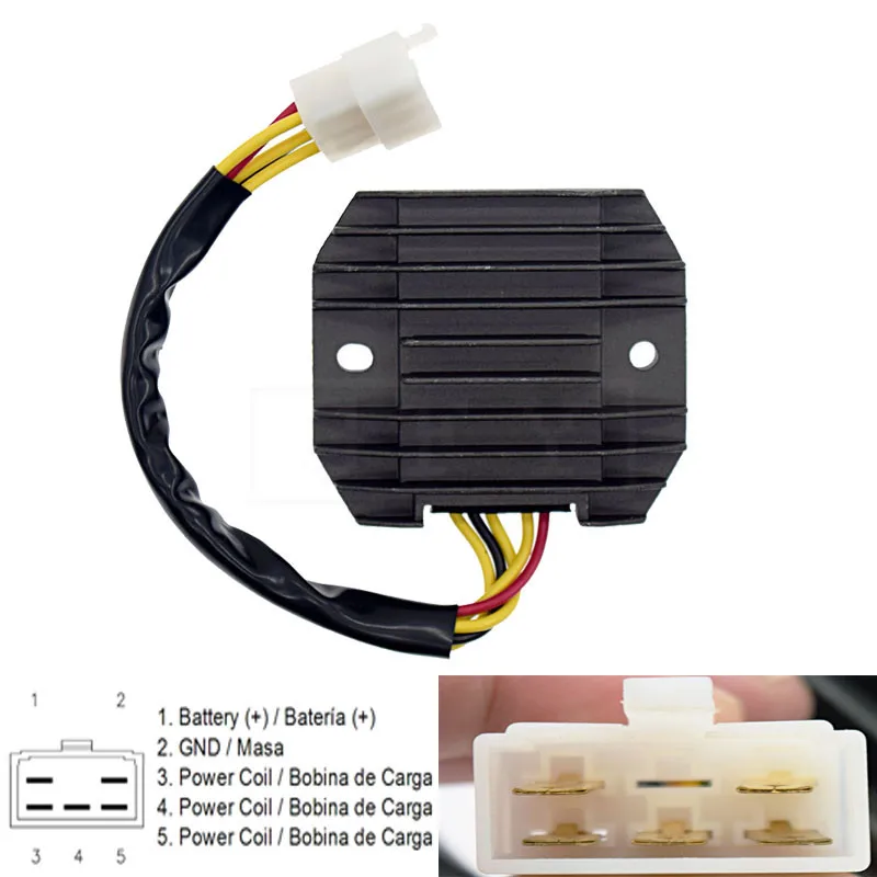For Yahama XVZ1300 XVZ1300A XVZ1300AT FZS600 Fazer XV1200 TD XV250 Virago Motorcycle Voltage Regulator Rectifier 12V
For Yahama XVZ1300 XVZ1300A XVZ1300AT FZS600 Fazer XV1200 TD XV250 Virago Motorcycle Voltage Regulator Rectifier 12V