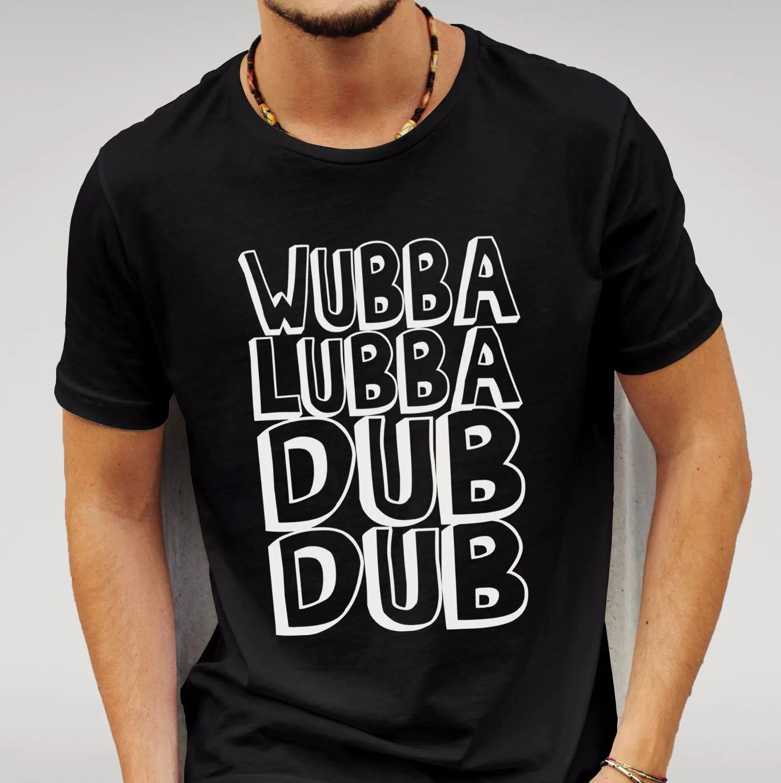 Рик и Морти Wubba Lubba Dub белая черная футболка мужская женская унисекс подарок