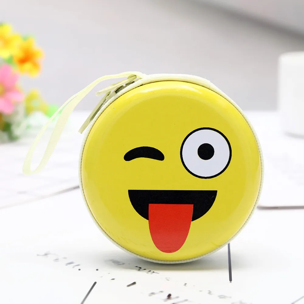Mini Coin Purse Cute Expression Elements Round Headset Purses Wallet Pouch Bag Monederos Para Mujer Monedas 2019
Mini Coin Purse Cute Expression Elements Round Headset Purses Wallet Pouch Bag Monederos Para Mujer Monedas 2019