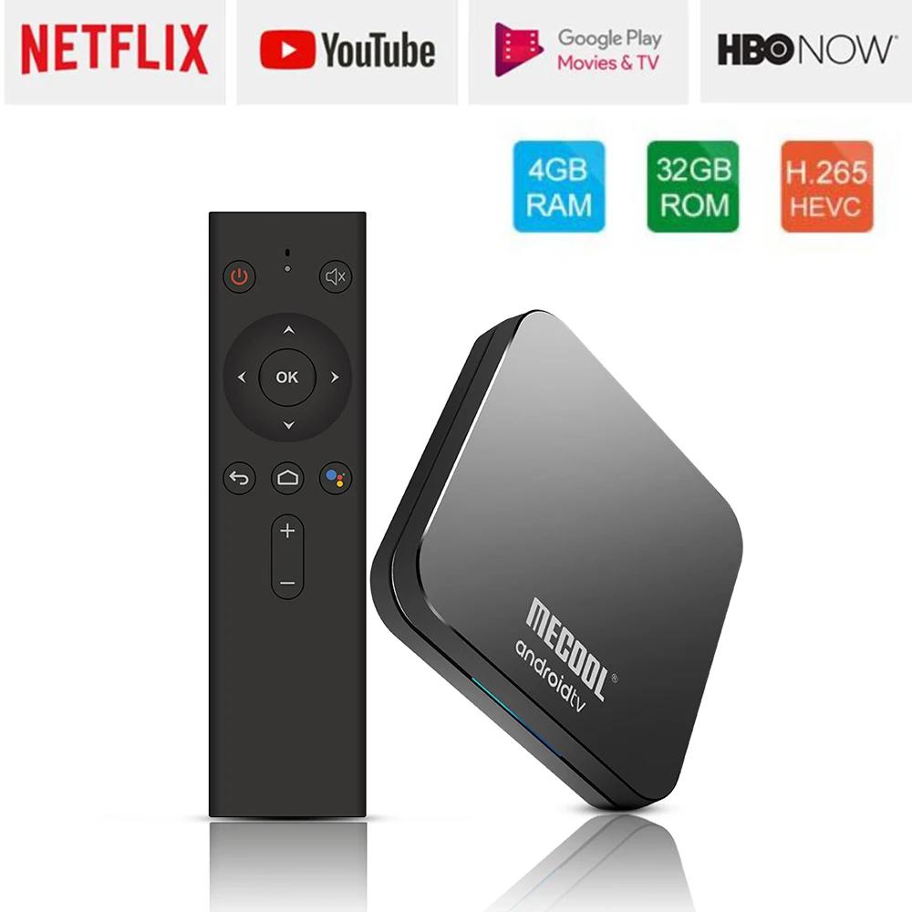 Mecool KM9 S905X2 Android TV Box 4GB DDR4 32GB 2.4G/5G WiFi Voice Control Smart Set Top Box 4K Android 9.0 IPTV Media Player
Mecool KM9 S905X2 Android TV Box 4GB DDR4 32GB 2.4G/5G WiFi Voice Control Smart Set Top Box 4K Android 9.0 IPTV Media Player