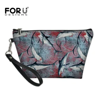 FORUDESIGNS 3D Shark Printing Women Small Cosmetic Bag Travel Makeup Case Storage Pouch Purse Organizer Pencil Nesesser Students
FORUDESIGNS 3D Shark Printing Women Small Cosmetic Bag Travel Makeup Case Storage Pouch Purse Organizer Pencil Nesesser Students