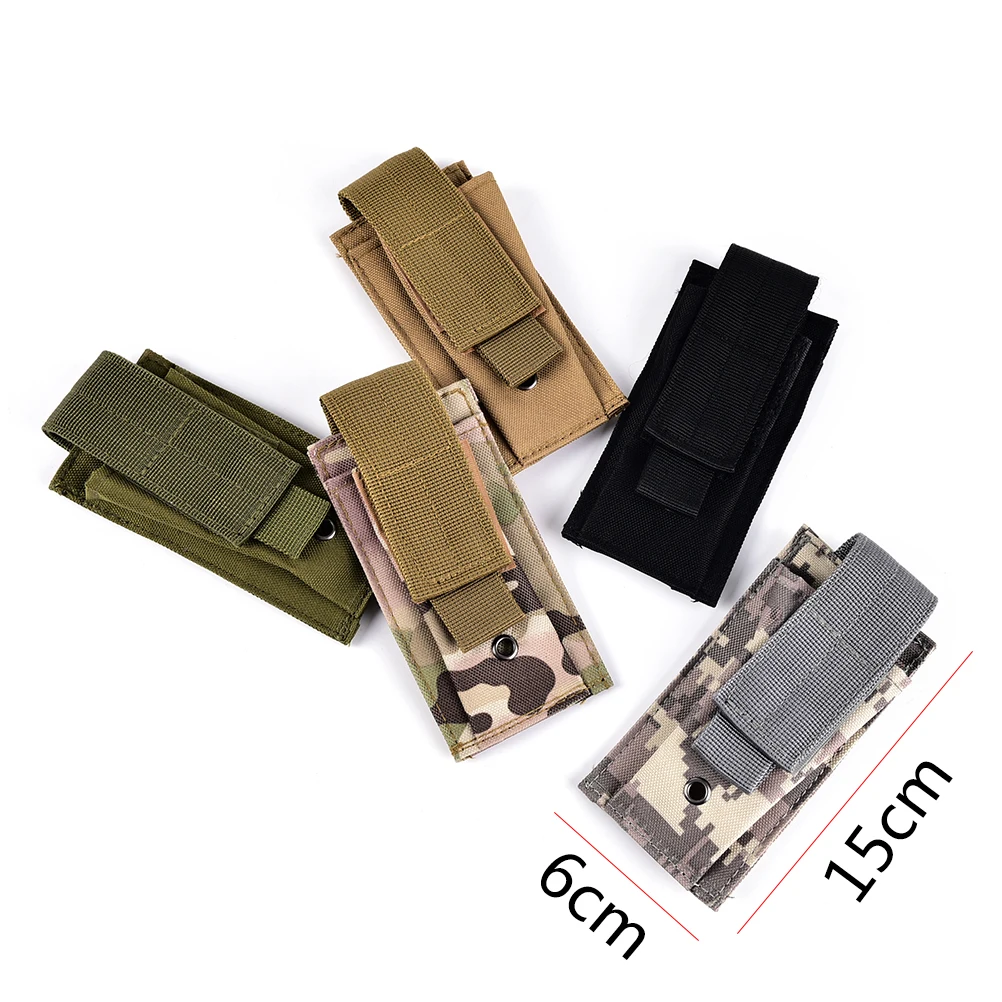 New Knife Flashlight Sheath Bag Tactical Pouches Molle Clip Single Magazine Pouch Hunting Open Top Pouch Cartridge Bags
New Knife Flashlight Sheath Bag Tactical Pouches Molle Clip Single Magazine Pouch Hunting Open Top Pouch Cartridge Bags