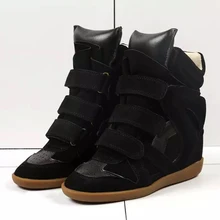 Eunice Choo Women Hidden Wedge Heels Boots Height Increasing High Top Sneakers Hook & Loop Genuine Leather Suede Women Shoes
Eunice Choo Women Hidden Wedge Heels Boots Height Increasing High Top Sneakers Hook & Loop Genuine Leather Suede Women Shoes