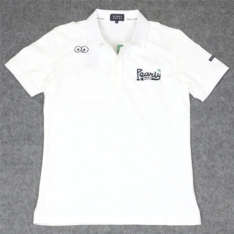 Mens Pearly Gates Golf Training T-Shirts Turn-down Collar Short Sleeve Quick Dry Cotton Golf T Shirt Sporting Goods 3Colors
Mens Pearly Gates Golf Training T-Shirts Turn-down Collar Short Sleeve Quick Dry Cotton Golf T Shirt Sporting Goods 3Colors