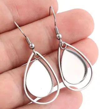 reidgaller 10pcs fit 13x18mm teardrop dangle earring blanks stainless steel cabochon base settings diy jewelry bezel findings
reidgaller 10pcs fit 13x18mm teardrop dangle earring blanks stainless steel cabochon base settings diy jewelry bezel findings
