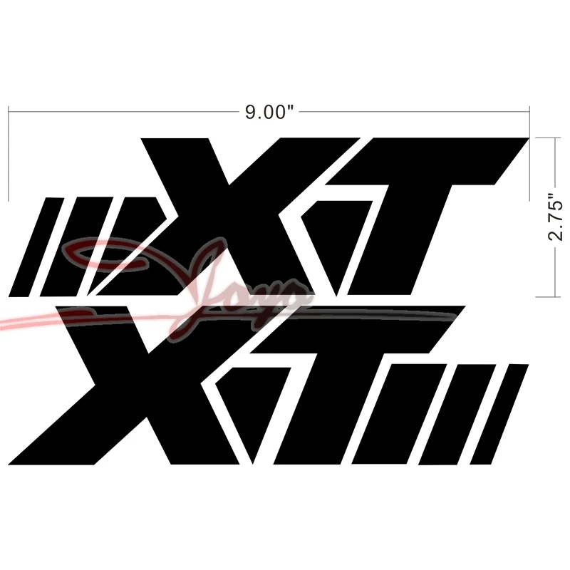 Совершенно новые наклейки XT для мотоцикла, велосипеда-внедорожника XT650 XT350 9 "x 2,75"
Совершенно новые наклейки XT для мотоцикла, велосипеда-внедорожника XT650 XT350 9 "x 2,75"