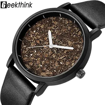 Geekthink Watch Women Natural Gravel Stone Fashion Quartz Watches Unisex Wristwatch Ladies Casual Dress Clock bayan kol saati #c
Geekthink Watch Women Natural Gravel Stone Fashion Quartz Watches Unisex Wristwatch Ladies Casual Dress Clock bayan kol saati #c