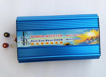 2000W Pure Sine Wave Inverter DC 12V/24V/48V To AC 110V/220V off Grid Power Inverter Work With Solar Wind Battery Panel
2000W Pure Sine Wave Inverter DC 12V/24V/48V To AC 110V/220V off Grid Power Inverter Work With Solar Wind Battery Panel