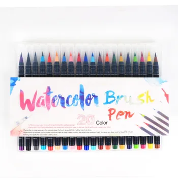 20 Color Suit Children Student Watercolor Brush Pen Markers Colour Soft Head Cartoon Inbetweening Fur Hook Line Pen Art Supplies
20 Color Suit Children Student Watercolor Brush Pen Markers Colour Soft Head Cartoon Inbetweening Fur Hook Line Pen Art Supplies