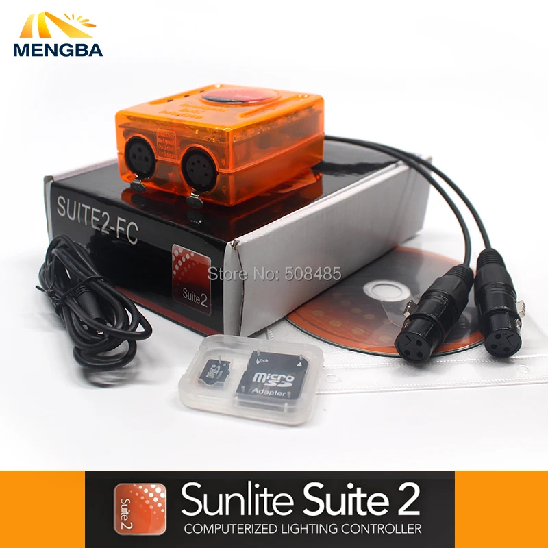 Professional Stage controlling software Sunlite Suite2 FC+ DMX-USD Controller DMX good for DJ KTV Party LED Light Stage Lighting
Professional Stage controlling software Sunlite Suite2 FC+ DMX-USD Controller DMX good for DJ KTV Party LED Light Stage Lighting