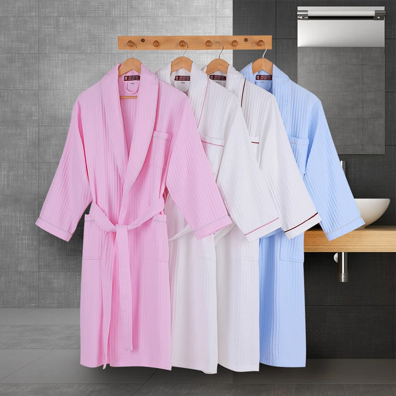 Cotton bathrobes men and women adults spring and summer autumn thin hotel cotton long sleeves
Cotton bathrobes men and women adults spring and summer autumn thin hotel cotton long sleeves