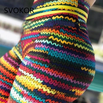 SVOKOR Push Up Women's Legging Knitting Polyester Ankle-Length Jeggings Stretching Novel Print High Waist Gilr Legging Fitness
SVOKOR Push Up Women's Legging Knitting Polyester Ankle-Length Jeggings Stretching Novel Print High Waist Gilr Legging Fitness