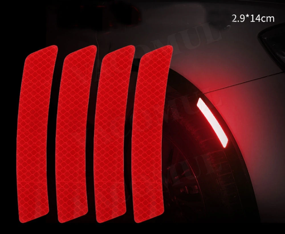 Universal Car Bumper Reflective Warning Strip Stickers Wheel Rim Eyebrow Warn Light Reflector Protective Sticker Scratch Paster
Universal Car Bumper Reflective Warning Strip Stickers Wheel Rim Eyebrow Warn Light Reflector Protective Sticker Scratch Paster