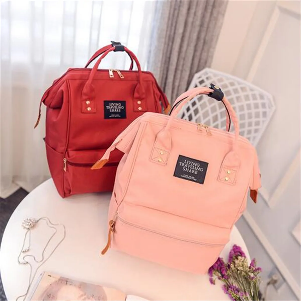 2019 Feminine Backpack Large Schoolbag Female Canvas Shoulder Bags Totes Mummy Outdoor Travel Hand Bag Casual Daypack Teen Girls
2019 Feminine Backpack Large Schoolbag Female Canvas Shoulder Bags Totes Mummy Outdoor Travel Hand Bag Casual Daypack Teen Girls