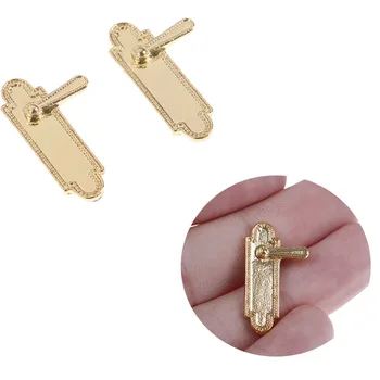 2Pcs 1/12 Scale DIY Accessories Vintage Dollhouse Miniature Door Lock and Key Doll House Fairy Door Gold Mini
2Pcs 1/12 Scale DIY Accessories Vintage Dollhouse Miniature Door Lock and Key Doll House Fairy Door Gold Mini