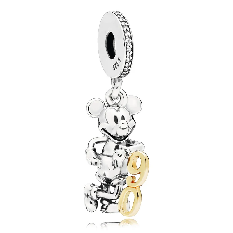 Original 925 Sterling Silver mouse 90th Anniversary Hanging Charm Fit dkg Bracelets Bangles DIY Jewelry for Women
Original 925 Sterling Silver mouse 90th Anniversary Hanging Charm Fit dkg Bracelets Bangles DIY Jewelry for Women