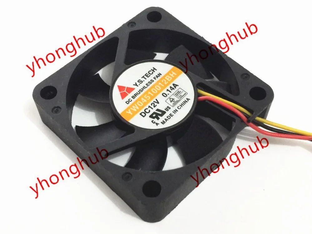 3-проводной Вентилятор охлаждения сервера F Y.S TECH YW04510012BH DC 12 В 0.14A 45x45x10 мм
3-проводной Вентилятор охлаждения сервера F Y.S TECH YW04510012BH DC 12 В 0.14A 45x45x10 мм