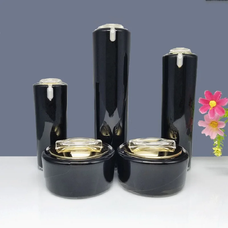 100ml 50ml 30ml 30g 50g Lotion Pump Bottle Black Empty Bottles Cosmetic Packaging Elegant Essence Bottle Cream Container 10pcs
100ml 50ml 30ml 30g 50g Lotion Pump Bottle Black Empty Bottles Cosmetic Packaging Elegant Essence Bottle Cream Container 10pcs