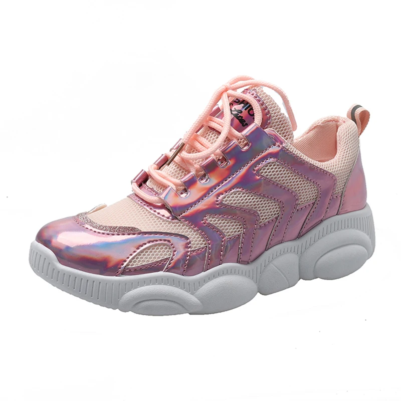2019 women shoes new laser face thick bottom lightweight single shoe sneaker flat shoe sequin shine fashion zapatos de mujer
2019 women shoes new laser face thick bottom lightweight single shoe sneaker flat shoe sequin shine fashion zapatos de mujer