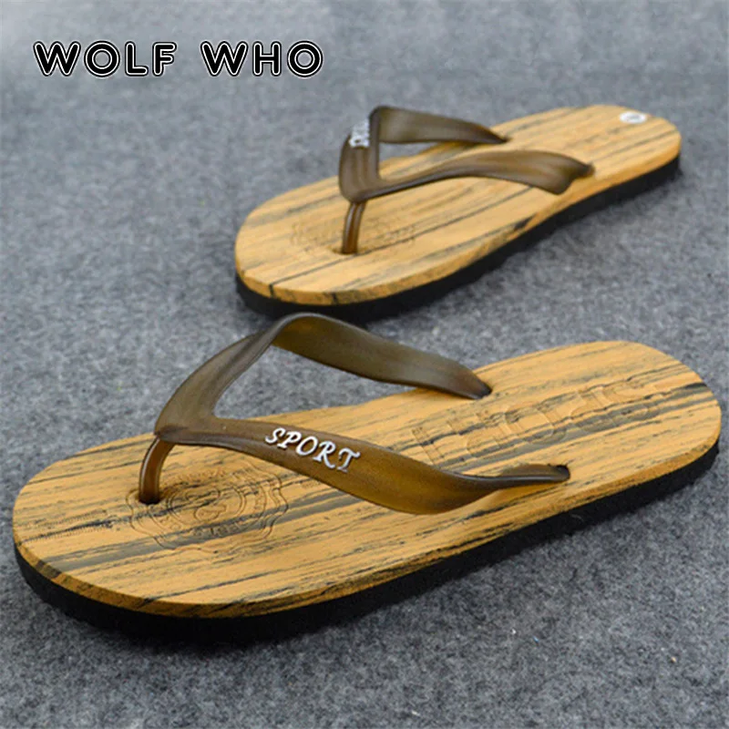 WOLF WHO Summer Casual men Flip Flops Flat Sandals Shoes For male Striped Flip Flops Beach Sandals Shoes Man Outside Shoes X-166
WOLF WHO Summer Casual men Flip Flops Flat Sandals Shoes For male Striped Flip Flops Beach Sandals Shoes Man Outside Shoes X-166