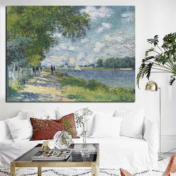 HD Print Claude Monet Seine in Argenteuil Impressionist Landscape Oil Painting on Canvas Art Poster Wall Picture for Living Room 
HD Print Claude Monet Seine in Argenteuil Impressionist Landscape Oil Painting on Canvas Art Poster Wall Picture for Living Room