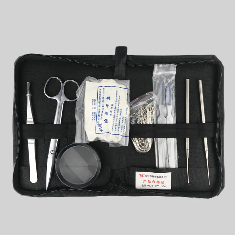 Surgical Instrument Kit Animal Anatomical Tool Chicken Rabbit Veterinary Surgical Kits Vet Student Training Anatomy Instrument
Surgical Instrument Kit Animal Anatomical Tool Chicken Rabbit Veterinary Surgical Kits Vet Student Training Anatomy Instrument