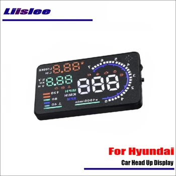 현대 IX35/투싼 2011-2019 용 자동차 액세서리 OBD HUD 헤드 업 디스플레이, 자동 운전 스크린 경고 프로젝터 앞 유리