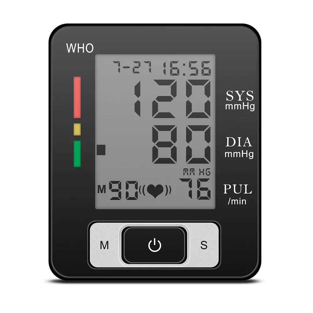 LCD Automatic Digital Wrist Cuff Blood Pressure Monitor Heart Beat Rate Pulse Meter Tonometer Sphygmomanometers
LCD Automatic Digital Wrist Cuff Blood Pressure Monitor Heart Beat Rate Pulse Meter Tonometer Sphygmomanometers