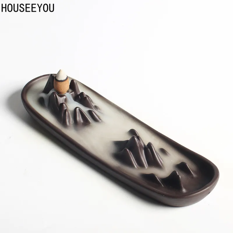 Backflow Incense Burner Home Decor Ceramic Aromatherapy Buddhist Waterfall Censer Incense Coil Stick Holder +10Pcs Incense Cones
Backflow Incense Burner Home Decor Ceramic Aromatherapy Buddhist Waterfall Censer Incense Coil Stick Holder +10Pcs Incense Cones