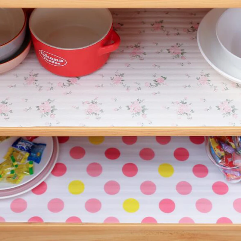 1 Roll 30*300cm Table Mat Cabinet Closets Wardrobe Drawer Mat Moisture-proof Anti Slip Printing Flower Household Kitchen Tools
1 Roll 30*300cm Table Mat Cabinet Closets Wardrobe Drawer Mat Moisture-proof Anti Slip Printing Flower Household Kitchen Tools